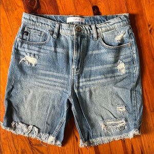 Kancan Denim Distressed Women Shorts size 27